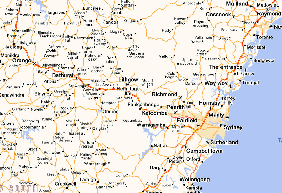 Sydney Map - Australia